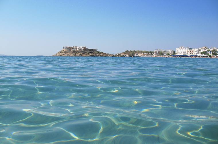 Saint George Beach in Naxos Town