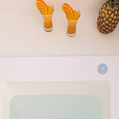 Deluxe double room with outdoor hot tub